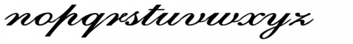 Calligri Extraexpanded Bold Italic Font LOWERCASE