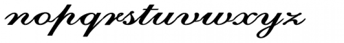 Calligri Extraexpanded Bold Font LOWERCASE