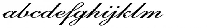 Calligri Extraexpanded Italic Font LOWERCASE
