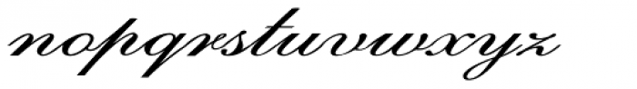 Calligri Extraexpanded Italic Font LOWERCASE