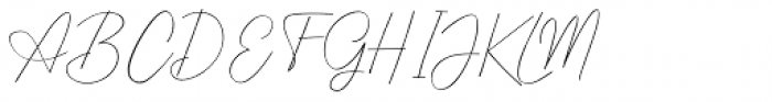 Callina Regular Font UPPERCASE