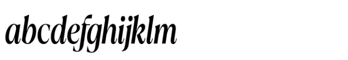 Callisen Medium Condensed Italic FONT