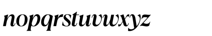 Callisen Medium Italic Font LOWERCASE