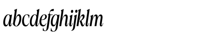 Callisen Regular Condensed Italic FONT