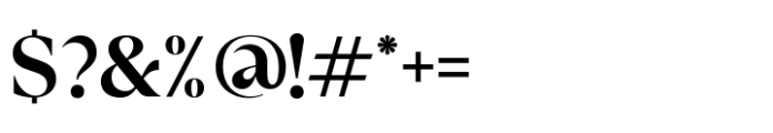 Callisen Semi Bold Font OTHER CHARS