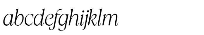 Callisen Thin Italic FONT