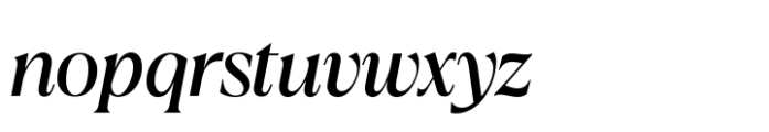 Callisen Variable Italic Font LOWERCASE