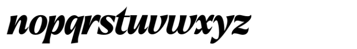 Callum Text Condensed Italic Font LOWERCASE