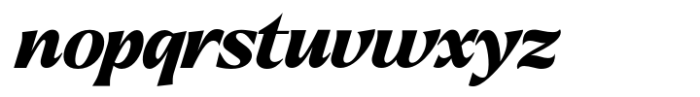 Callum Text Italic Font LOWERCASE