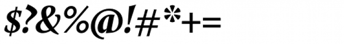 Calluna Bold Italic Font OTHER CHARS