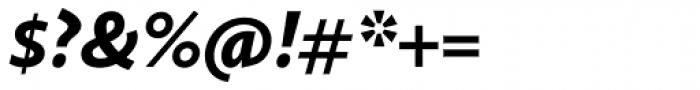 Calluna Sans Black Italic Font OTHER CHARS