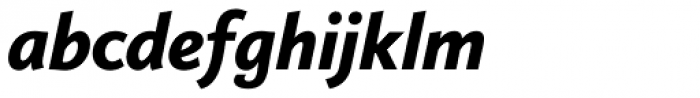 Calluna Sans Black Italic Font LOWERCASE
