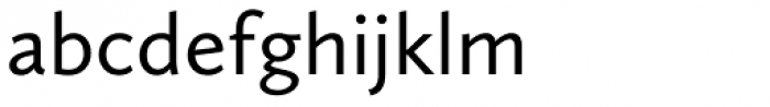 Calluna Sans Regular Font LOWERCASE
