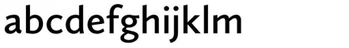 Calluna Sans SemiBold Font LOWERCASE