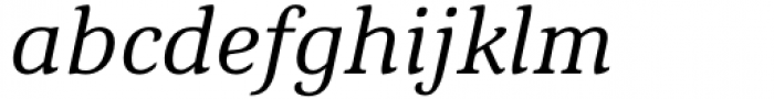 Calm Gray Regular Italic Font LOWERCASE