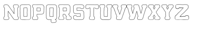 Calm Handline Black Font UPPERCASE