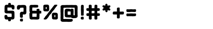 Calm Handmade Bold Font OTHER CHARS