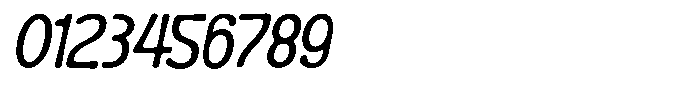 Calm Notes Italic Font OTHER CHARS
