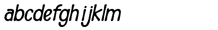 Calm Notes Italic FONT