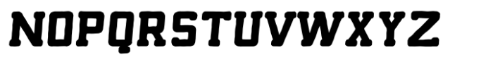 Calm Slant Black Oblique Font UPPERCASE