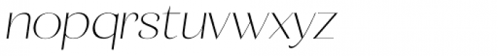 Calma Italic Font LOWERCASE