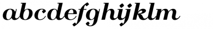 Calmius Bold Italic Font LOWERCASE