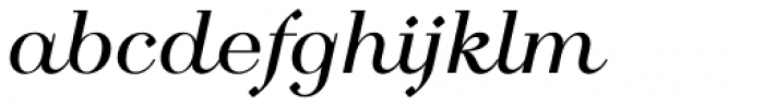 Calmius Italic Font LOWERCASE