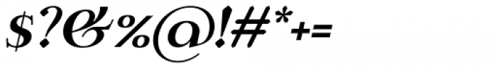 Calmius Semi Bold Italic Font OTHER CHARS