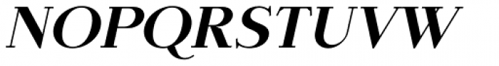 Calmius Semi Bold Italic Font UPPERCASE