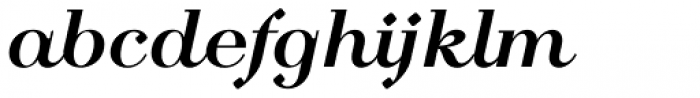 Calmius Semi Bold Italic Font LOWERCASE