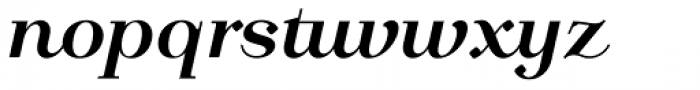 Calmius Semi Bold Italic Font LOWERCASE