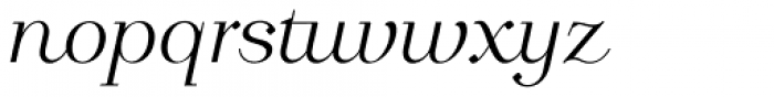 Calmius Variable Italic Font LOWERCASE