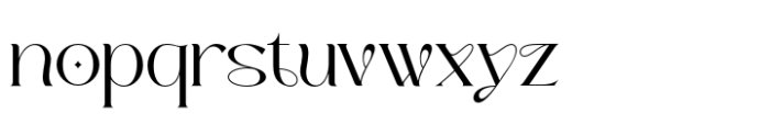 Calora Regular Font LOWERCASE