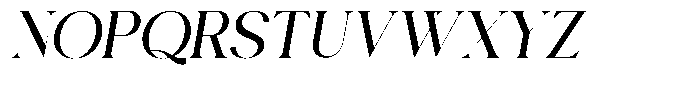 Calore Serif Bold Italic Font UPPERCASE