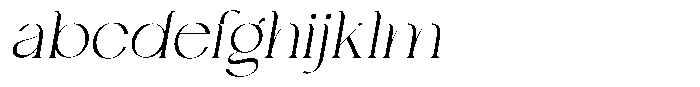 Calore Serif Extra Light Italic FONT