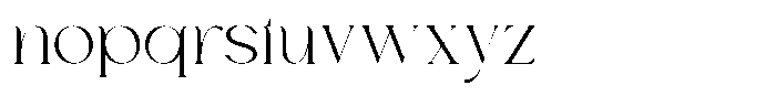 Calore Serif Extra Light Font LOWERCASE