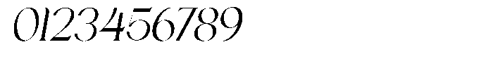 Calore Serif Italic Font OTHER CHARS