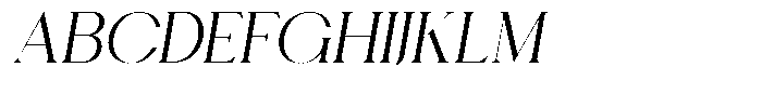 Calore Serif Italic Font UPPERCASE