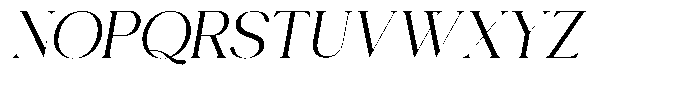 Calore Serif Italic Font UPPERCASE