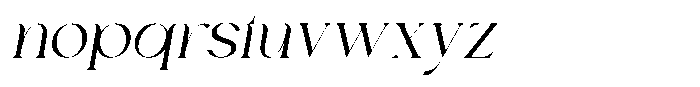 Calore Serif Italic Font LOWERCASE