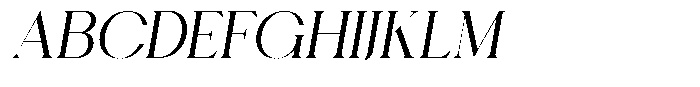 Calore Serif Medium Italic Font UPPERCASE