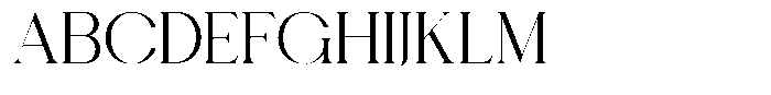 Calore Serif Regular Font UPPERCASE