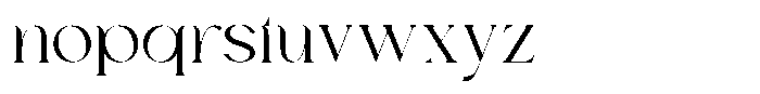 Calore Serif Regular Font LOWERCASE