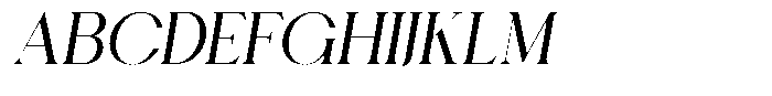 Calore Serif Semi Bold Italic Font UPPERCASE