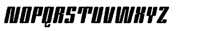 Calpina Rough Italic Font UPPERCASE