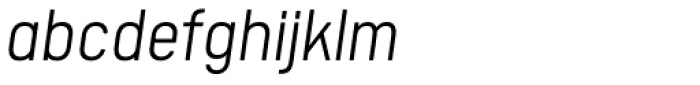 Calps Light Italic Font LOWERCASE