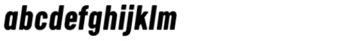 Calps Slim Bold Italic Font LOWERCASE