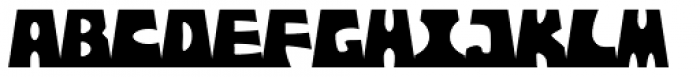 Caltic Wide Straight Font LOWERCASE