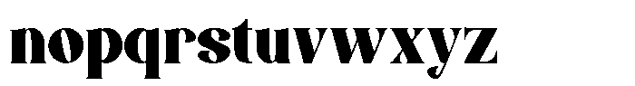 Caltine Guadi Font LOWERCASE