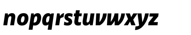 Calton Extra Bold Italic Font LOWERCASE